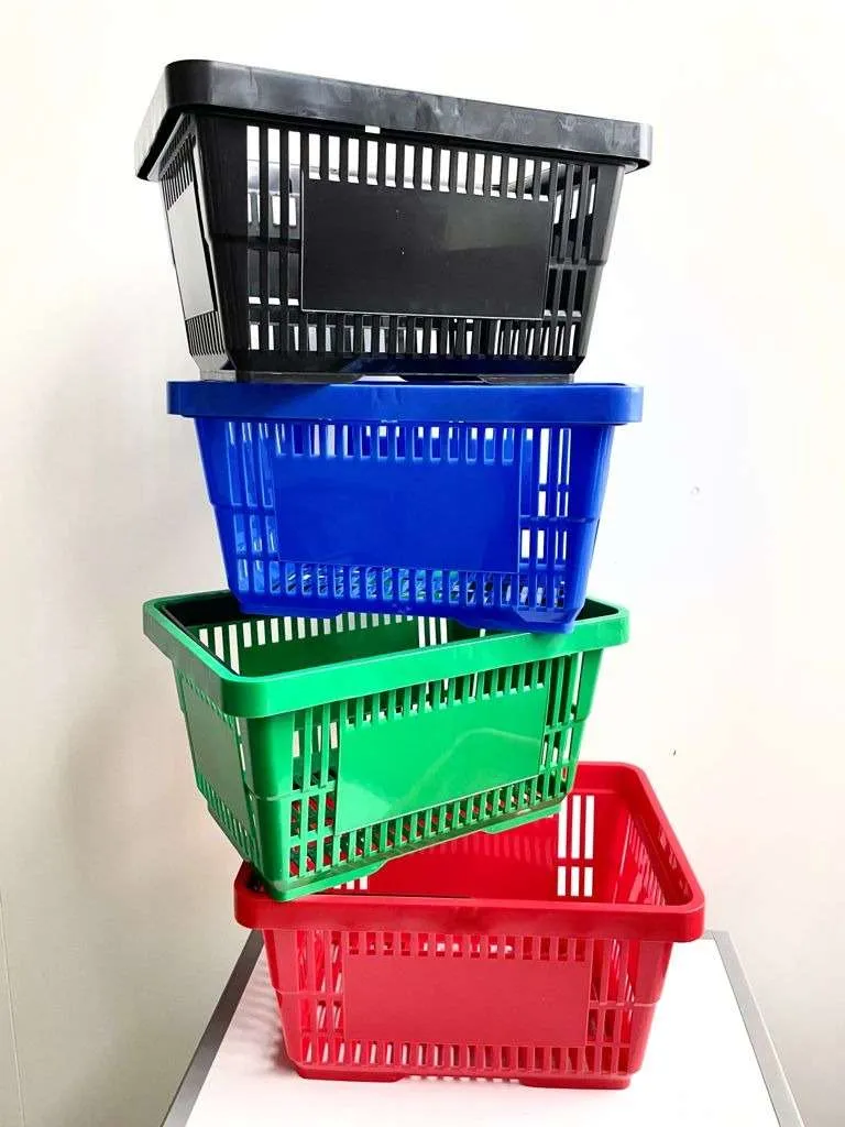Einkaufskorb 22 Liter Plastik Stapelbar Neuware
