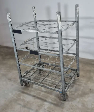 Blumenregal Lagerwagen Blumenständer fahrbar 82cm