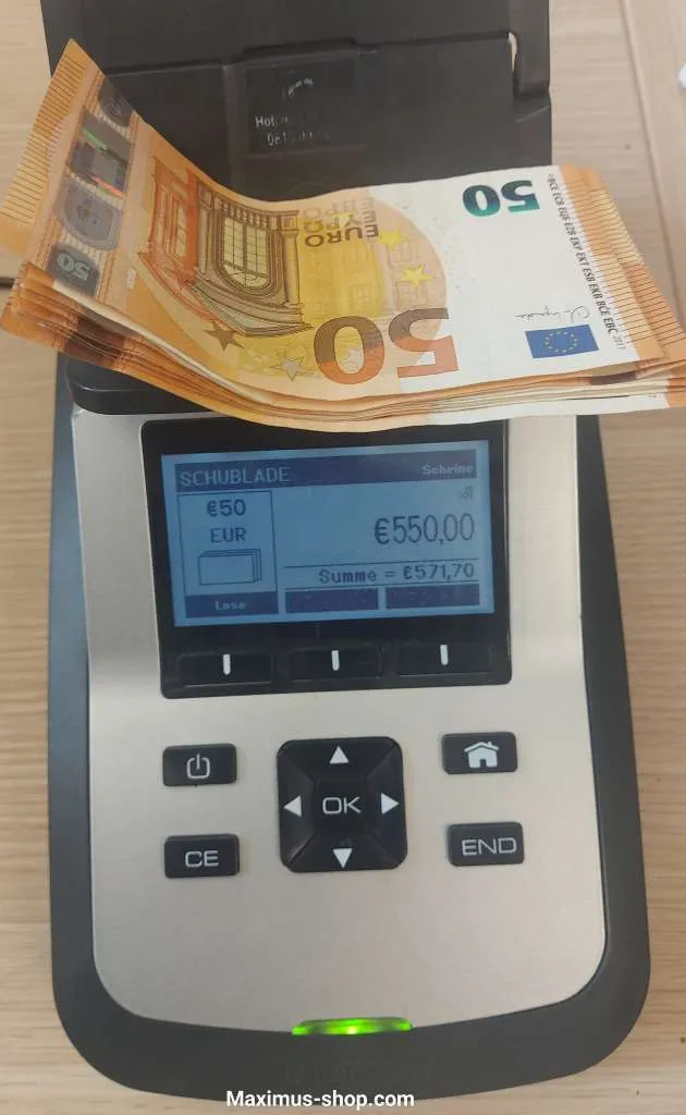 Tellermate T-iX 3000 Geldzählwaage Münz- & Scheinwaage