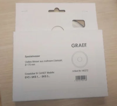 Graef 145372 Ersatzmesser 170mm für SKS 100/300