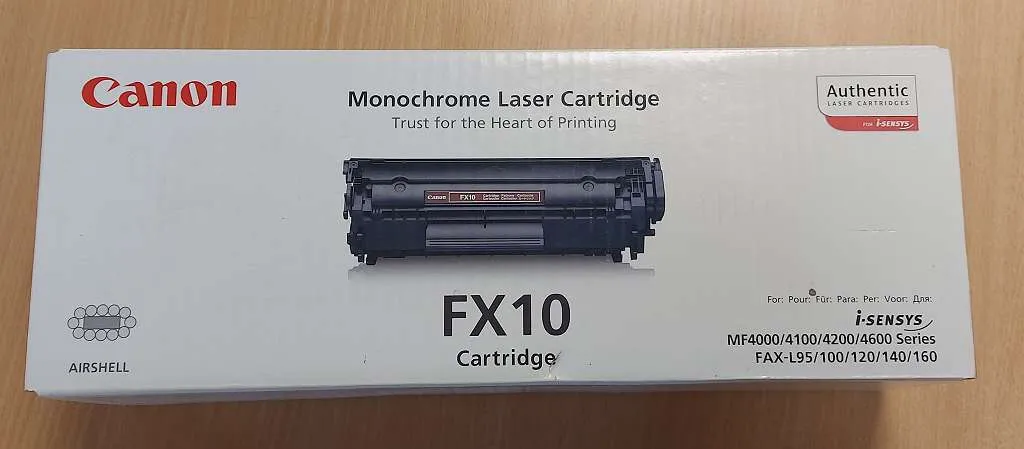 Canon FX 10 Monochrome Original Toner ungeöffnet