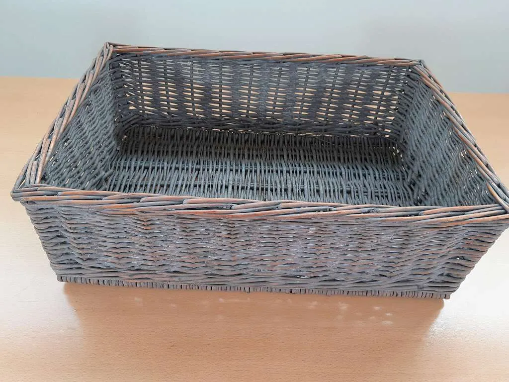 Flechtkorb aus Naturmaterial 60x40cm für Warenpräsentation
