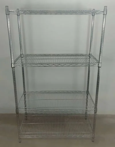 Supermarktregal Wandregal verzinkt 4 Gitterfächer 91cm Neuware