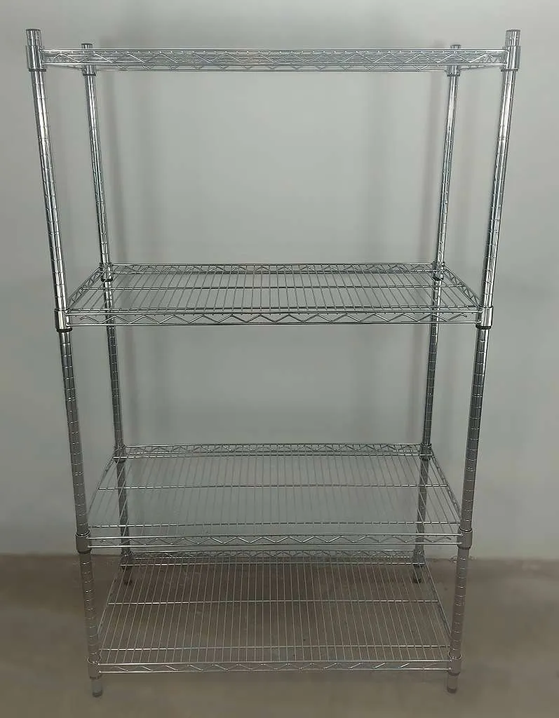 Supermarktregal Wandregal verzinkt 4 Gitterfächer 91cm Neuware