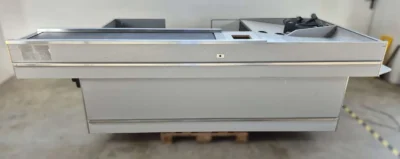 Kassatisch Kassapult mit Laufband Förderband 2,9m (1994)